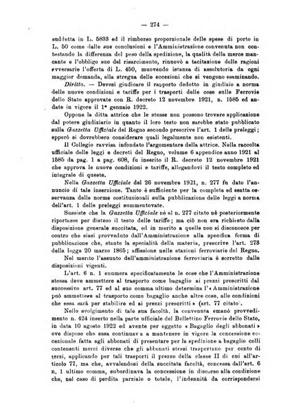 Le ferrovie italiane rivista quindicinale di dottrina, giurisprudenza, legislazione ed amministrazione ferroviaria