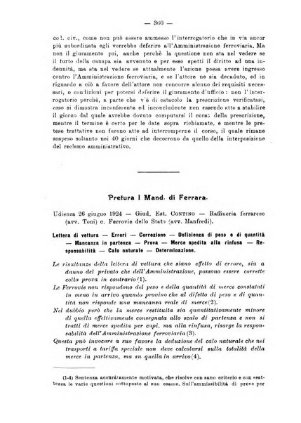 Le ferrovie italiane rivista quindicinale di dottrina, giurisprudenza, legislazione ed amministrazione ferroviaria