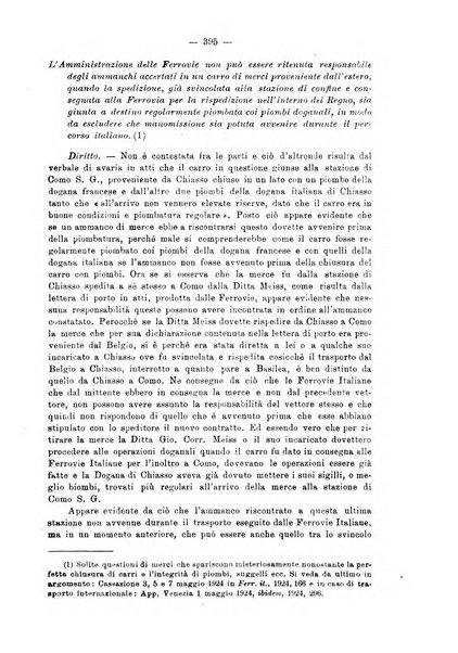 Le ferrovie italiane rivista quindicinale di dottrina, giurisprudenza, legislazione ed amministrazione ferroviaria