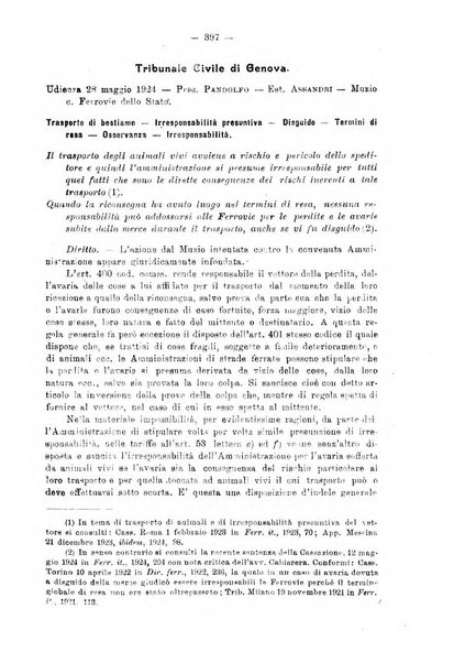 Le ferrovie italiane rivista quindicinale di dottrina, giurisprudenza, legislazione ed amministrazione ferroviaria