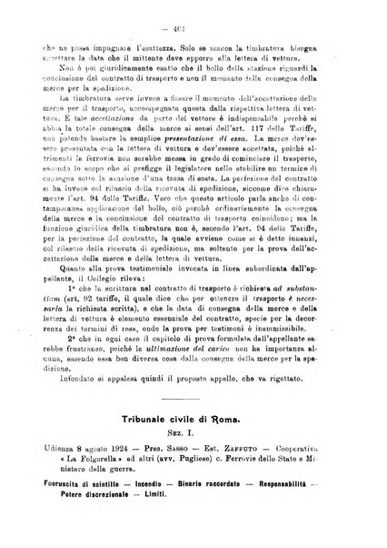 Le ferrovie italiane rivista quindicinale di dottrina, giurisprudenza, legislazione ed amministrazione ferroviaria