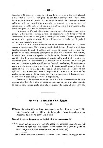 Le ferrovie italiane rivista quindicinale di dottrina, giurisprudenza, legislazione ed amministrazione ferroviaria