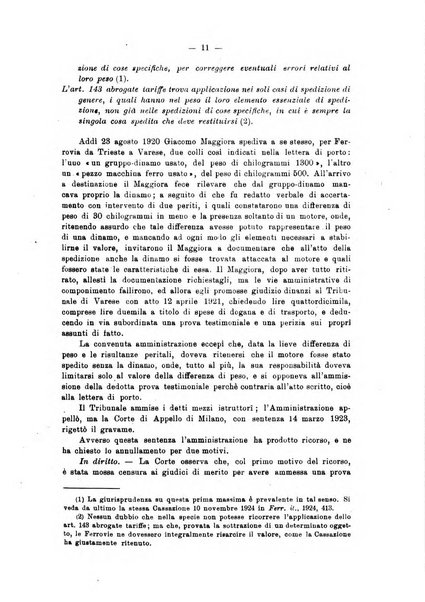 Le ferrovie italiane rivista quindicinale di dottrina, giurisprudenza, legislazione ed amministrazione ferroviaria