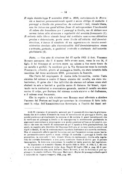 Le ferrovie italiane rivista quindicinale di dottrina, giurisprudenza, legislazione ed amministrazione ferroviaria