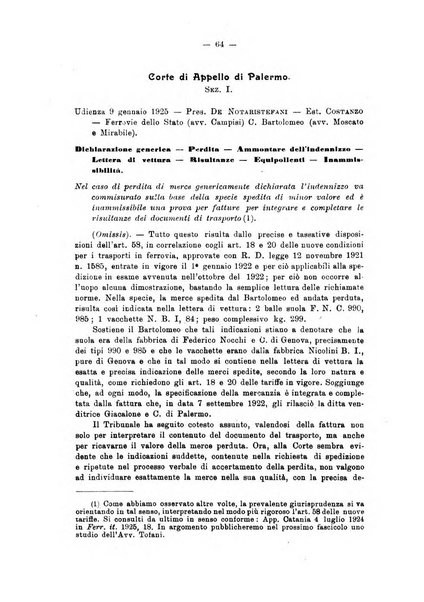 Le ferrovie italiane rivista quindicinale di dottrina, giurisprudenza, legislazione ed amministrazione ferroviaria