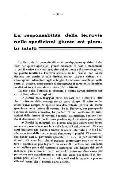 Le ferrovie italiane rivista quindicinale di dottrina, giurisprudenza, legislazione ed amministrazione ferroviaria