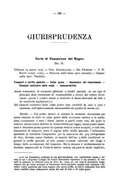 Le ferrovie italiane rivista quindicinale di dottrina, giurisprudenza, legislazione ed amministrazione ferroviaria