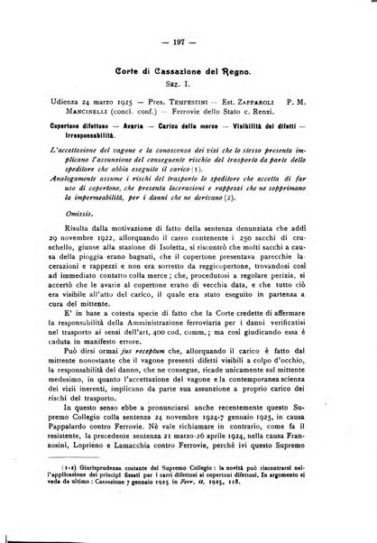 Le ferrovie italiane rivista quindicinale di dottrina, giurisprudenza, legislazione ed amministrazione ferroviaria