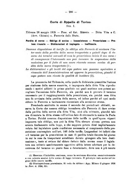 Le ferrovie italiane rivista quindicinale di dottrina, giurisprudenza, legislazione ed amministrazione ferroviaria