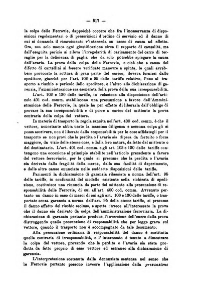 Le ferrovie italiane rivista quindicinale di dottrina, giurisprudenza, legislazione ed amministrazione ferroviaria