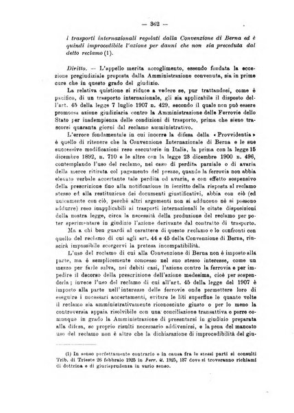 Le ferrovie italiane rivista quindicinale di dottrina, giurisprudenza, legislazione ed amministrazione ferroviaria