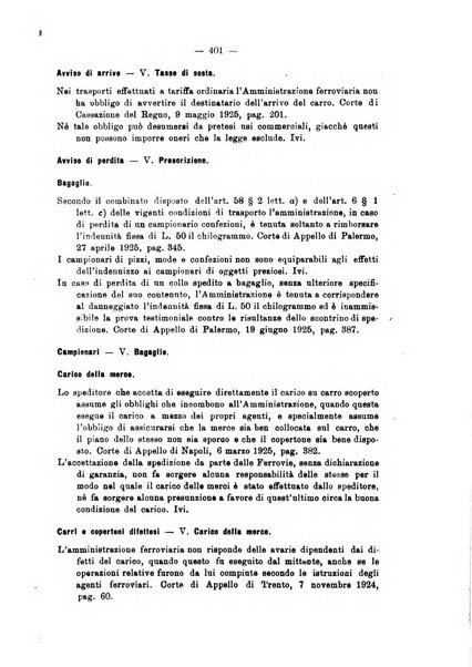 Le ferrovie italiane rivista quindicinale di dottrina, giurisprudenza, legislazione ed amministrazione ferroviaria