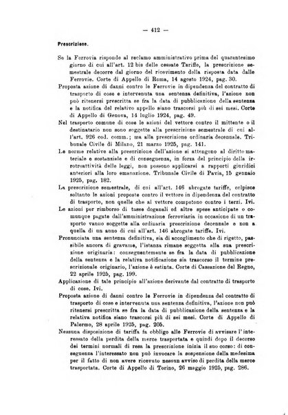 Le ferrovie italiane rivista quindicinale di dottrina, giurisprudenza, legislazione ed amministrazione ferroviaria