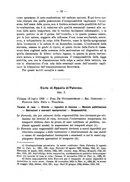 Le ferrovie italiane rivista quindicinale di dottrina, giurisprudenza, legislazione ed amministrazione ferroviaria