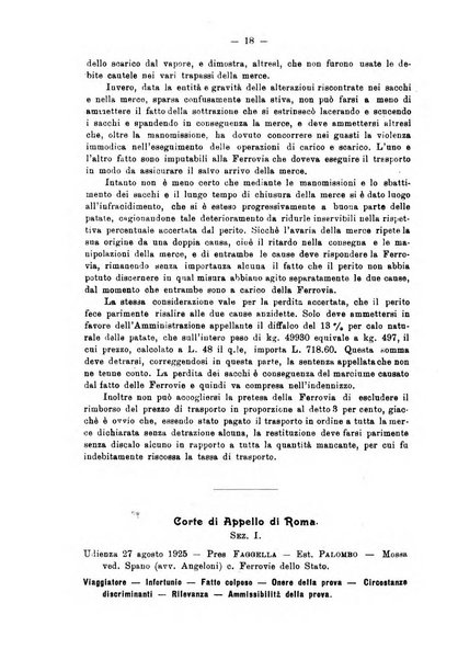 Le ferrovie italiane rivista quindicinale di dottrina, giurisprudenza, legislazione ed amministrazione ferroviaria