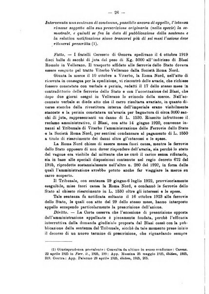 Le ferrovie italiane rivista quindicinale di dottrina, giurisprudenza, legislazione ed amministrazione ferroviaria