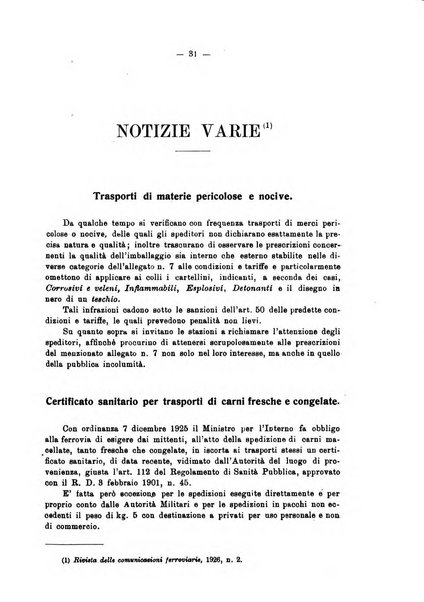 Le ferrovie italiane rivista quindicinale di dottrina, giurisprudenza, legislazione ed amministrazione ferroviaria