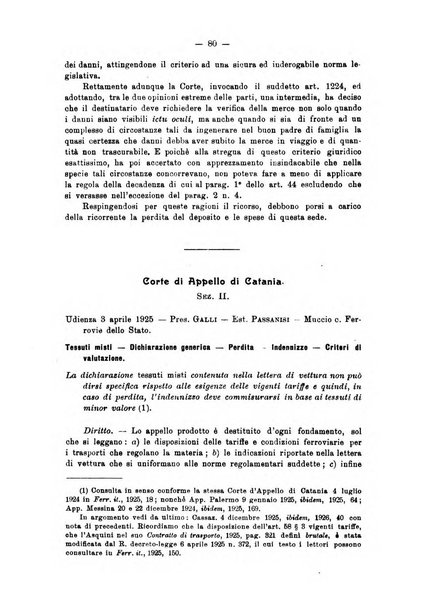 Le ferrovie italiane rivista quindicinale di dottrina, giurisprudenza, legislazione ed amministrazione ferroviaria