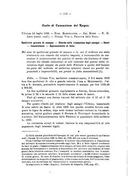 Le ferrovie italiane rivista quindicinale di dottrina, giurisprudenza, legislazione ed amministrazione ferroviaria