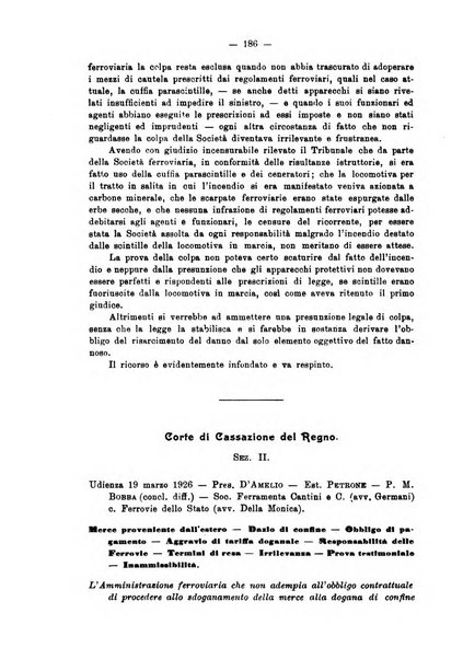 Le ferrovie italiane rivista quindicinale di dottrina, giurisprudenza, legislazione ed amministrazione ferroviaria