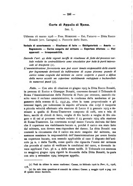 Le ferrovie italiane rivista quindicinale di dottrina, giurisprudenza, legislazione ed amministrazione ferroviaria