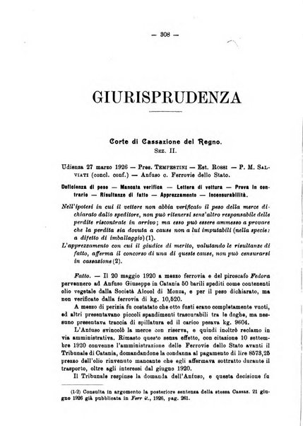 Le ferrovie italiane rivista quindicinale di dottrina, giurisprudenza, legislazione ed amministrazione ferroviaria