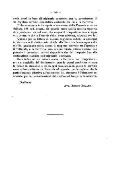 Le ferrovie italiane rivista quindicinale di dottrina, giurisprudenza, legislazione ed amministrazione ferroviaria