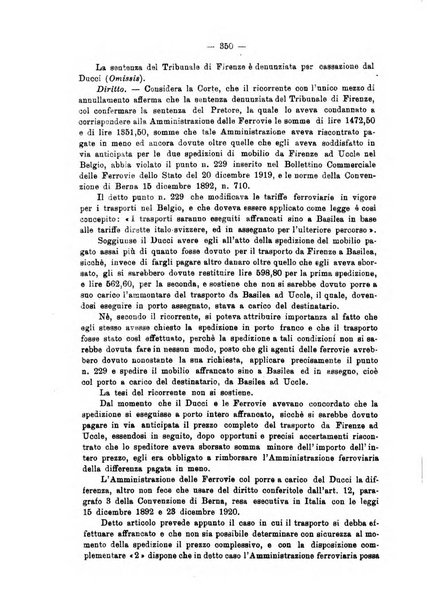 Le ferrovie italiane rivista quindicinale di dottrina, giurisprudenza, legislazione ed amministrazione ferroviaria