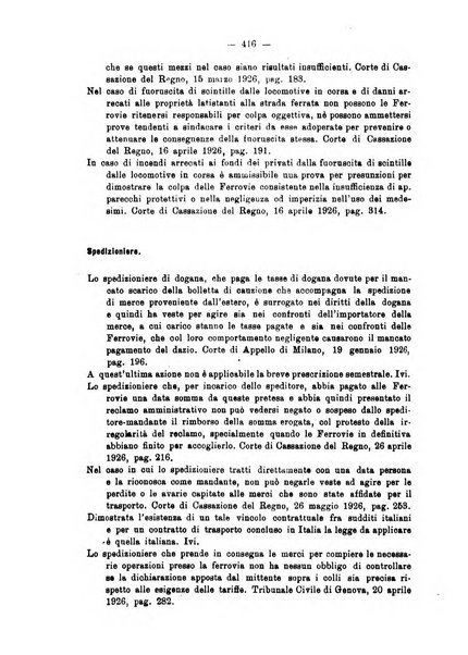 Le ferrovie italiane rivista quindicinale di dottrina, giurisprudenza, legislazione ed amministrazione ferroviaria