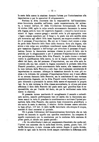 Le ferrovie italiane rivista quindicinale di dottrina, giurisprudenza, legislazione ed amministrazione ferroviaria