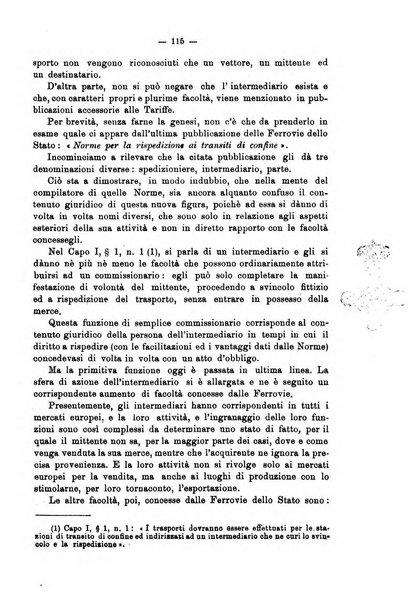 Le ferrovie italiane rivista quindicinale di dottrina, giurisprudenza, legislazione ed amministrazione ferroviaria