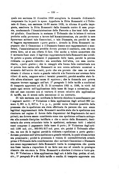 Le ferrovie italiane rivista quindicinale di dottrina, giurisprudenza, legislazione ed amministrazione ferroviaria