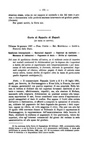 Le ferrovie italiane rivista quindicinale di dottrina, giurisprudenza, legislazione ed amministrazione ferroviaria