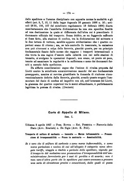 Le ferrovie italiane rivista quindicinale di dottrina, giurisprudenza, legislazione ed amministrazione ferroviaria