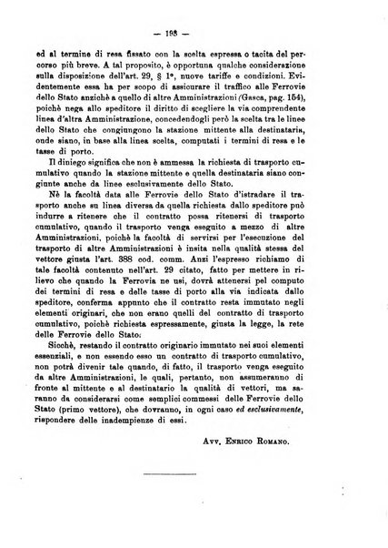 Le ferrovie italiane rivista quindicinale di dottrina, giurisprudenza, legislazione ed amministrazione ferroviaria