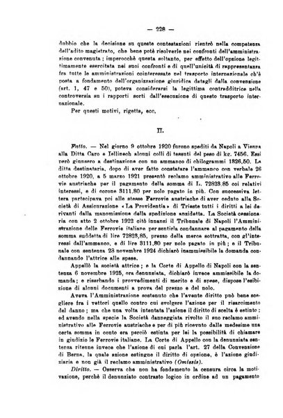 Le ferrovie italiane rivista quindicinale di dottrina, giurisprudenza, legislazione ed amministrazione ferroviaria