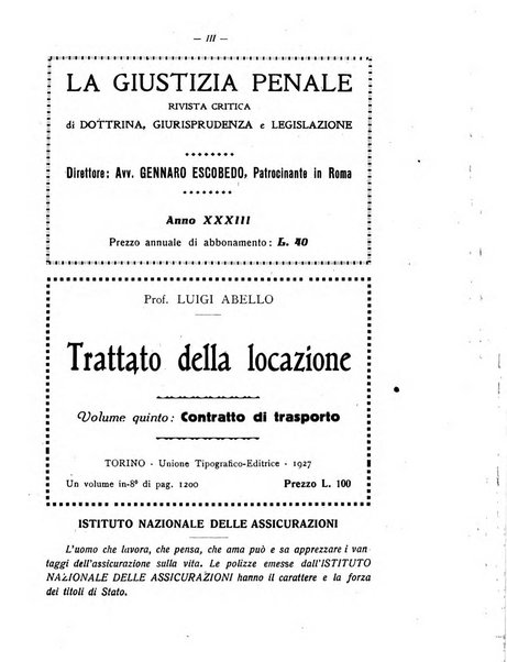 Le ferrovie italiane rivista quindicinale di dottrina, giurisprudenza, legislazione ed amministrazione ferroviaria