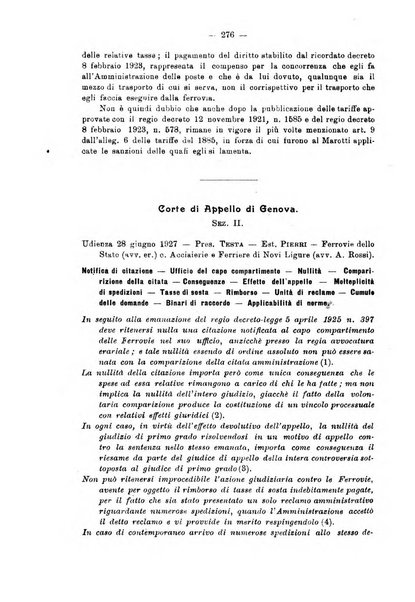 Le ferrovie italiane rivista quindicinale di dottrina, giurisprudenza, legislazione ed amministrazione ferroviaria