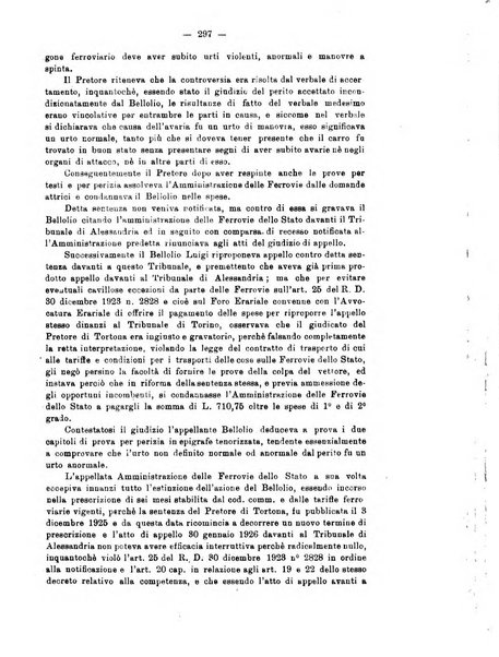 Le ferrovie italiane rivista quindicinale di dottrina, giurisprudenza, legislazione ed amministrazione ferroviaria