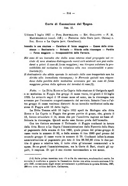 Le ferrovie italiane rivista quindicinale di dottrina, giurisprudenza, legislazione ed amministrazione ferroviaria