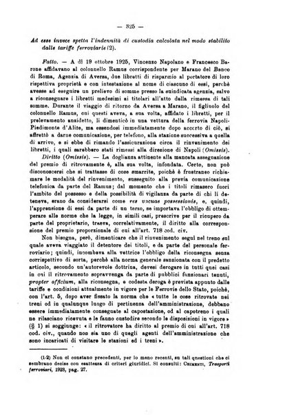 Le ferrovie italiane rivista quindicinale di dottrina, giurisprudenza, legislazione ed amministrazione ferroviaria