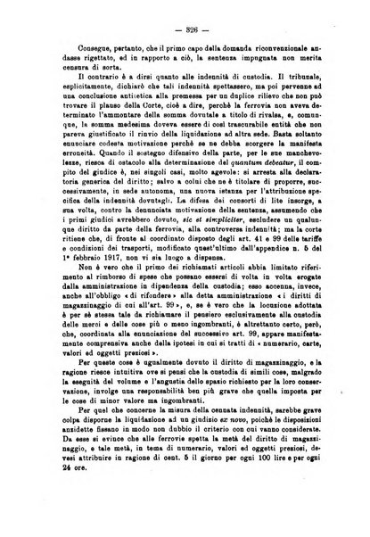 Le ferrovie italiane rivista quindicinale di dottrina, giurisprudenza, legislazione ed amministrazione ferroviaria