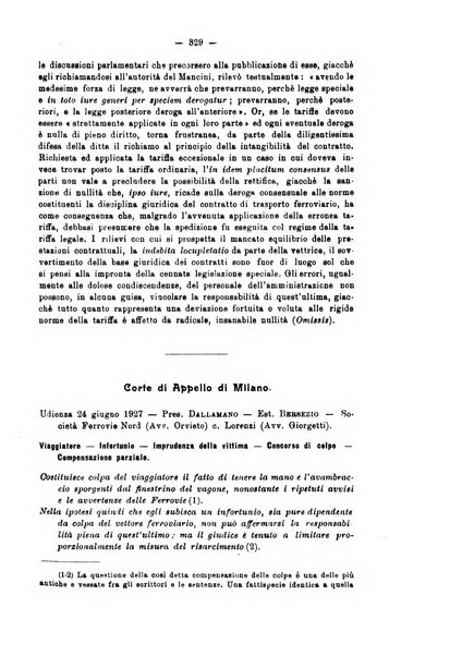 Le ferrovie italiane rivista quindicinale di dottrina, giurisprudenza, legislazione ed amministrazione ferroviaria