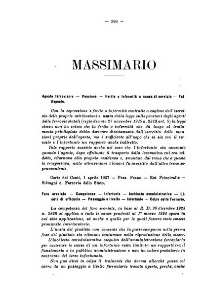 Le ferrovie italiane rivista quindicinale di dottrina, giurisprudenza, legislazione ed amministrazione ferroviaria