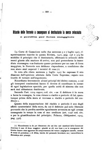 Le ferrovie italiane rivista quindicinale di dottrina, giurisprudenza, legislazione ed amministrazione ferroviaria