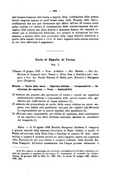 Le ferrovie italiane rivista quindicinale di dottrina, giurisprudenza, legislazione ed amministrazione ferroviaria