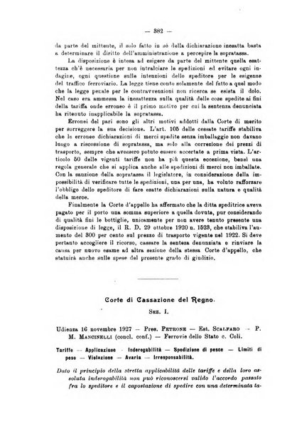 Le ferrovie italiane rivista quindicinale di dottrina, giurisprudenza, legislazione ed amministrazione ferroviaria