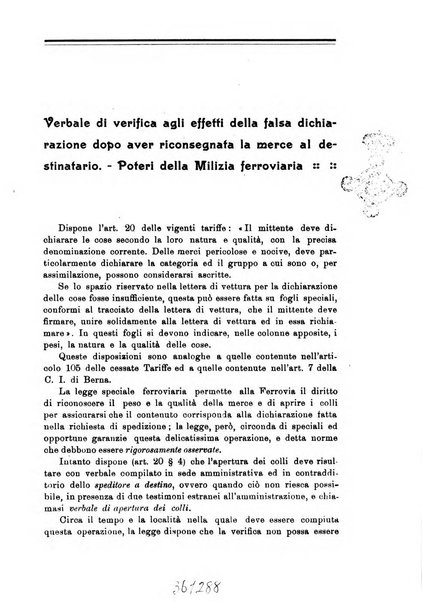 Le ferrovie italiane rivista quindicinale di dottrina, giurisprudenza, legislazione ed amministrazione ferroviaria