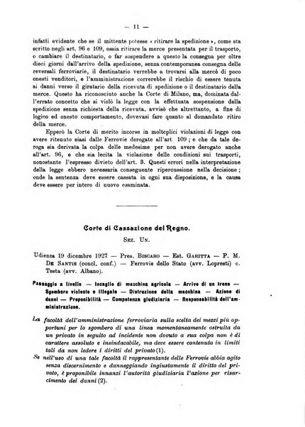 Le ferrovie italiane rivista quindicinale di dottrina, giurisprudenza, legislazione ed amministrazione ferroviaria