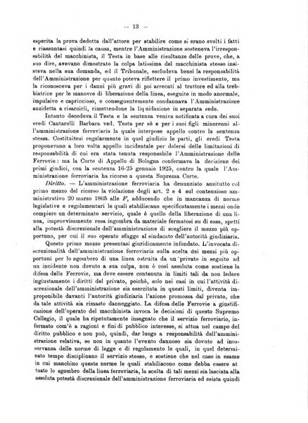 Le ferrovie italiane rivista quindicinale di dottrina, giurisprudenza, legislazione ed amministrazione ferroviaria